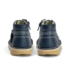 Kick Hi Hi Zip in pelle alternativa blu navy unisex per neonati Kick Hi Hi Zip in pelle alternativa blu navy unisex per neonati