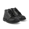 Kick Hi Hi Zip in pelle alternativa, unisex per neonati, nero Kick Hi Hi Zip in pelle alternativa, unisex per neonati, nero