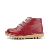 Kick Hi Hi Zip in pelle per neonati unisex, rosso Kick Hi Hi Zip in pelle per neonati unisex, rosso