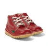Kick Hi Hi Zip in pelle per neonati unisex, rosso Kick Hi Hi Zip in pelle per neonati unisex, rosso