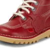 Kick Hi Hi Zip in pelle per neonati unisex, rosso Kick Hi Hi Zip in pelle per neonati unisex, rosso