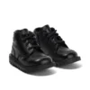 Kick Hi imbottite in pelle nera per bambini Kick Hi imbottite in pelle nera per bambini