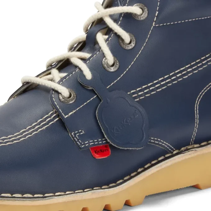 Kick Hi in pelle alternativa blu navy unisex per adulti Kick Hi in pelle alternativa blu navy unisex per adulti