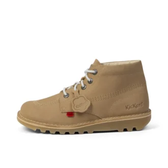 Kick Hi in pelle alternativa per adulti unisex, color sabbia