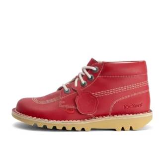 Kick Hi in pelle alternativa per adulti unisex, rosso