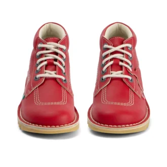 Kick Hi in pelle alternativa per adulti unisex, rosso