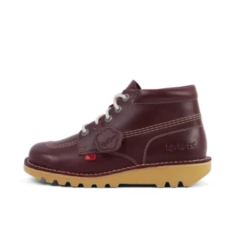 Kick Hi in pelle alternativa per adulti unisex rosso scuro
