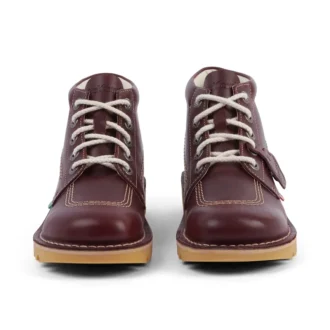 Kick Hi in pelle alternativa per adulti unisex rosso scuro