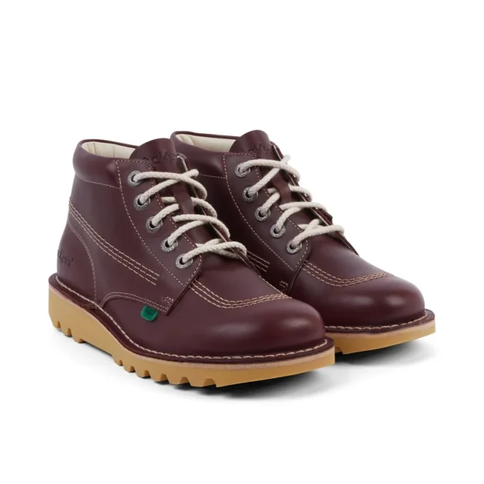 Kick Hi in pelle alternativa per adulti unisex rosso scuro Kick Hi in pelle alternativa per adulti unisex rosso scuro