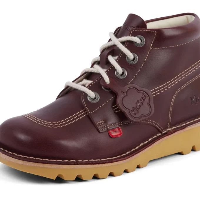 Kick Hi in pelle alternativa per adulti unisex rosso scuro Kick Hi in pelle alternativa per adulti unisex rosso scuro