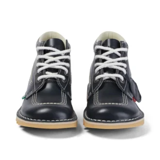 Kick Hi in pelle blu navy da donna