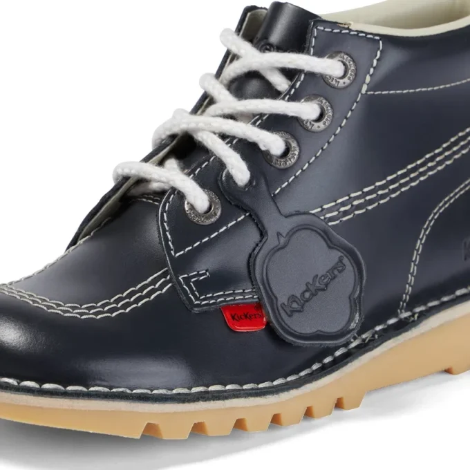 Kick Hi in pelle blu navy da donna Kick Hi in pelle blu navy da donna