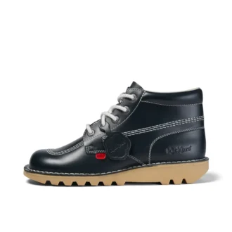 Kick Hi in pelle blu navy da uomo