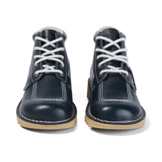 Kick Hi in pelle blu navy da uomo