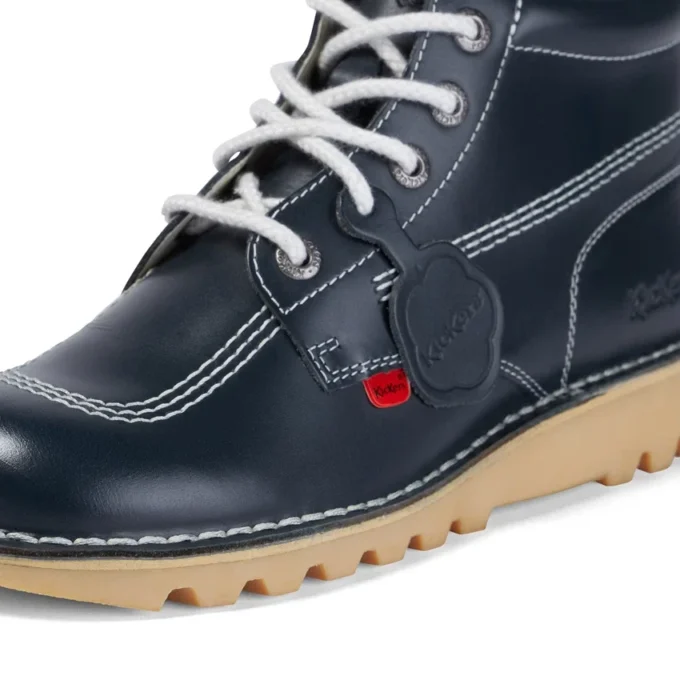 Kick Hi in pelle blu navy da uomo Kick Hi in pelle blu navy da uomo