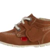 Kick Hi in pelle marrone chiaro per neonati Kick Hi in pelle marrone chiaro per neonati