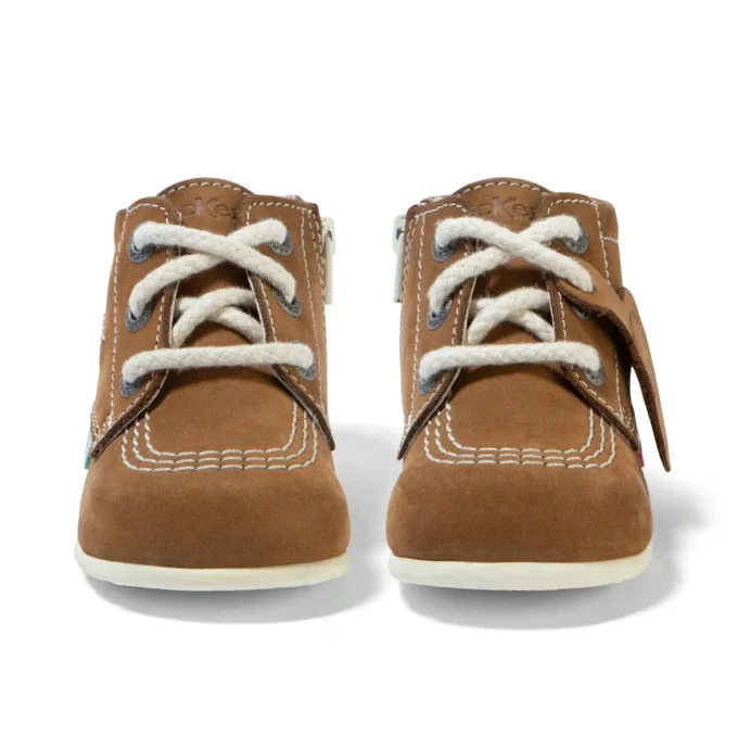 Kick Hi in pelle marrone chiaro per neonati Kick Hi in pelle marrone chiaro per neonati