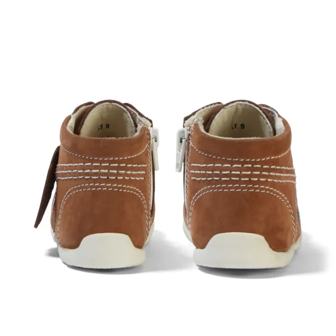 Kick Hi in pelle marrone chiaro per neonati Kick Hi in pelle marrone chiaro per neonati