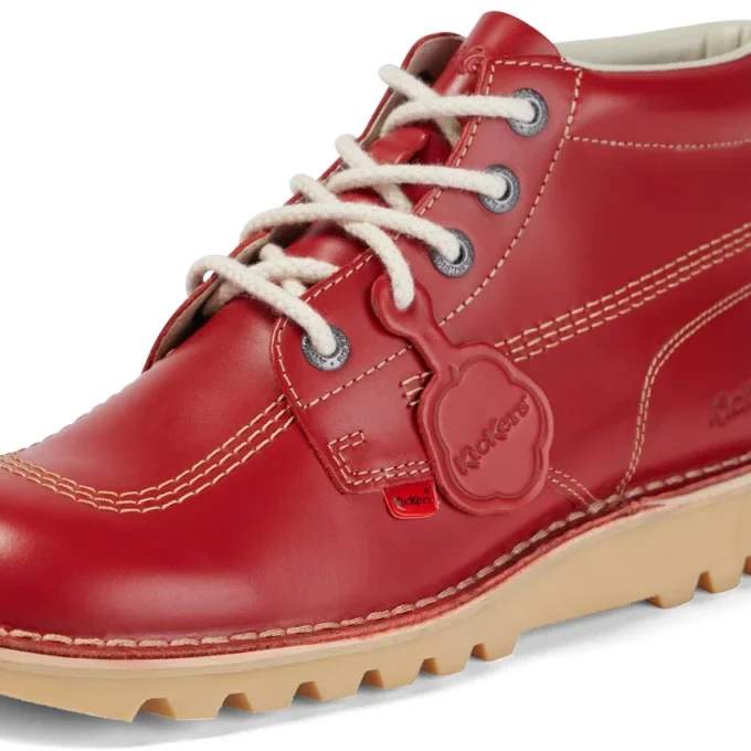 Kick Hi in pelle rosso da uomo Kick Hi in pelle rosso da uomo