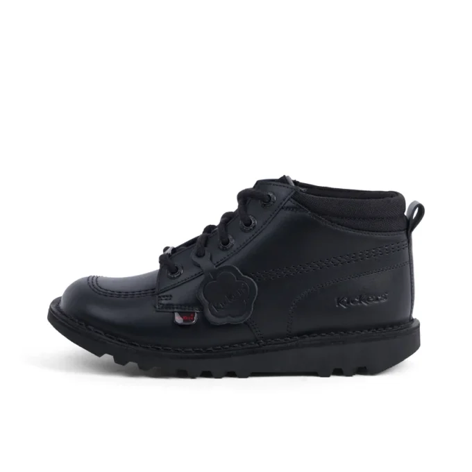 Kick Hi Mix Mesh Leather Black Unisex per ragazzi Kick Hi Mix Mesh Leather Black Unisex per ragazzi