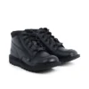 Kick Hi Mix Mesh Leather Black Unisex per ragazzi Kick Hi Mix Mesh Leather Black Unisex per ragazzi