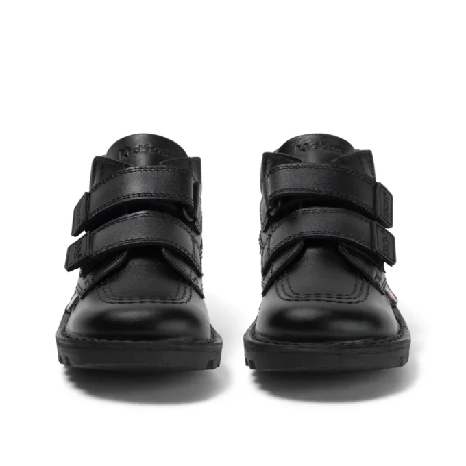 Kick Hi Roll in pelle nera per bambini Kick Hi Roll in pelle nera per bambini