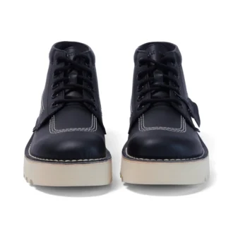 Kick Hi Stack in pelle alternativa per adulti unisex, nero