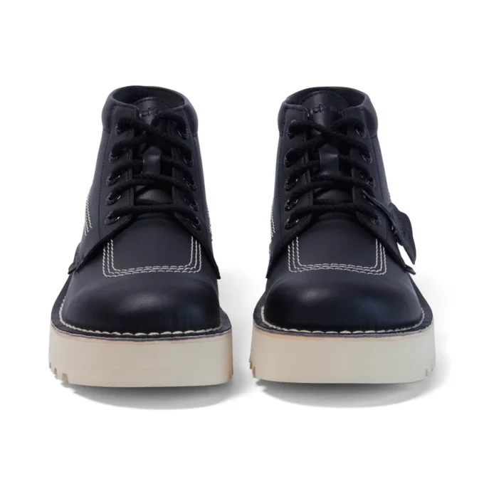 Kick Hi Stack in pelle alternativa per adulti unisex, nero Kick Hi Stack in pelle alternativa per adulti unisex, nero