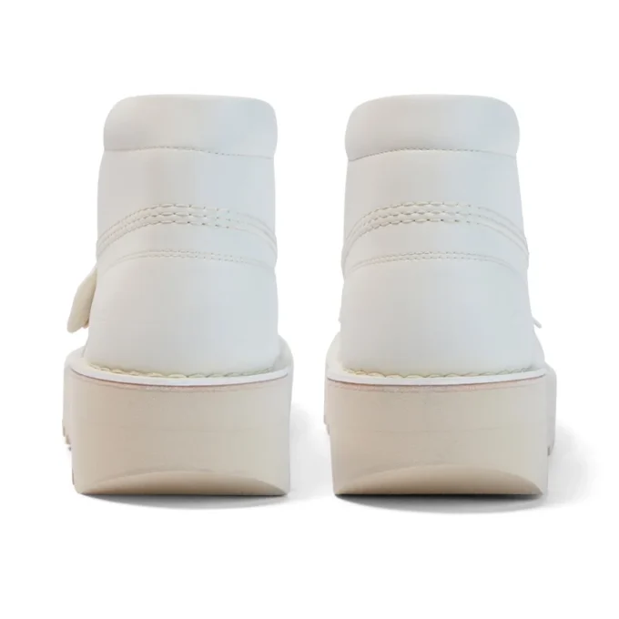 Kick Hi Stack in similpelle per adulti unisex, bianco Kick Hi Stack in similpelle per adulti unisex, bianco