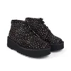 Kick Hi Stack Spot in pelle nera unisex per adulti Kick Hi Stack Spot in pelle nera unisex per adulti