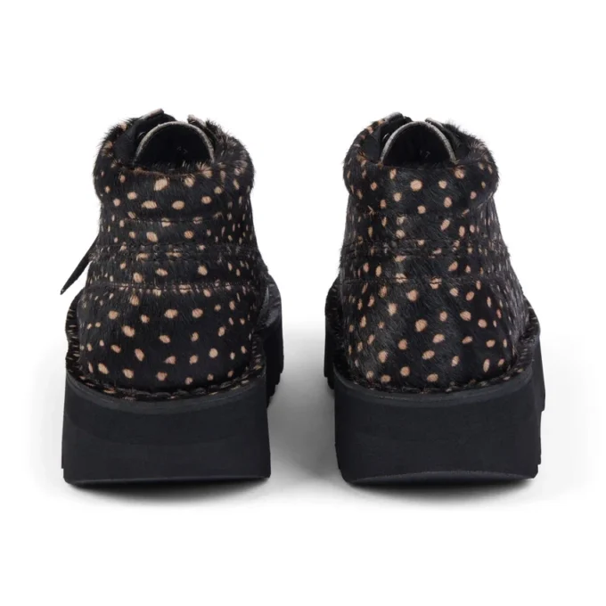Kick Hi Stack Spot in pelle nera unisex per adulti Kick Hi Stack Spot in pelle nera unisex per adulti