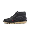 Kick Hi unisex per adulti, nero/bianco