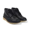 Kick Hi unisex per adulti, nero/bianco