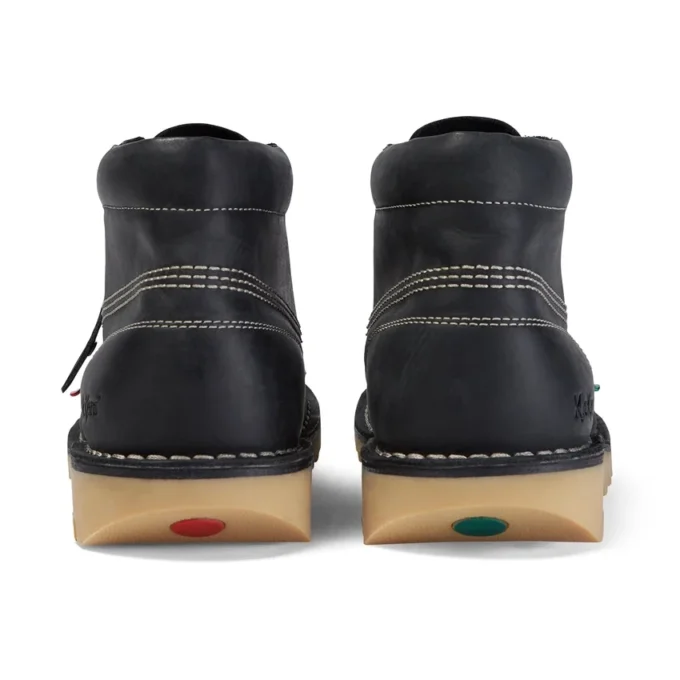 Kick Hi unisex per adulti, nero/bianco
