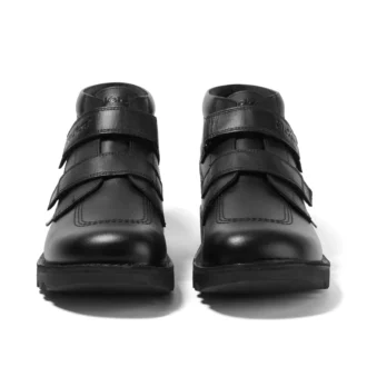Kick Hi Vel in pelle nera unisex per ragazzi Kick Hi Vel in pelle nera unisex per ragazzi