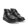 Kick Hi Vel in pelle nera unisex per ragazzi Kick Hi Vel in pelle nera unisex per ragazzi