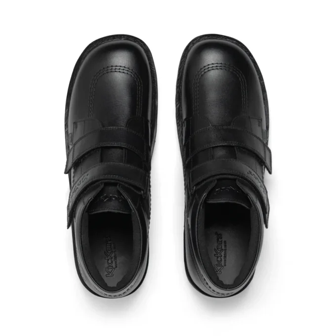 Kick Hi Vel in pelle nera unisex per ragazzi Kick Hi Vel in pelle nera unisex per ragazzi