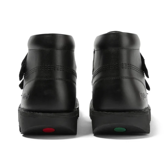 Kick Hi Vel in pelle nera unisex per ragazzi Kick Hi Vel in pelle nera unisex per ragazzi