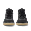 Kick Hi Zip in pelle per neonati unisex Nero/Bianco Kick Hi Zip in pelle per neonati unisex Nero/Bianco