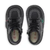 Kick Hi Zip in pelle per neonati unisex Nero/Bianco Kick Hi Zip in pelle per neonati unisex Nero/Bianco