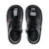 Kick Hi Zip in pelle verniciata nera unisex per neonati Kick Hi Zip in pelle verniciata nera unisex per neonati