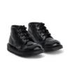 Kick Hi Zip in similpelle per bambine, nero Kick Hi Zip in similpelle per bambine, nero