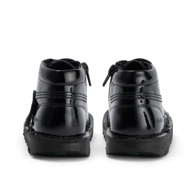 Kick Hi Zip in similpelle per bambine, nero Kick Hi Zip in similpelle per bambine, nero