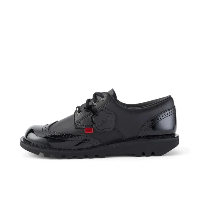 Kick Lo Brogue in pelle nera da donna Kick Lo Brogue in pelle nera da donna