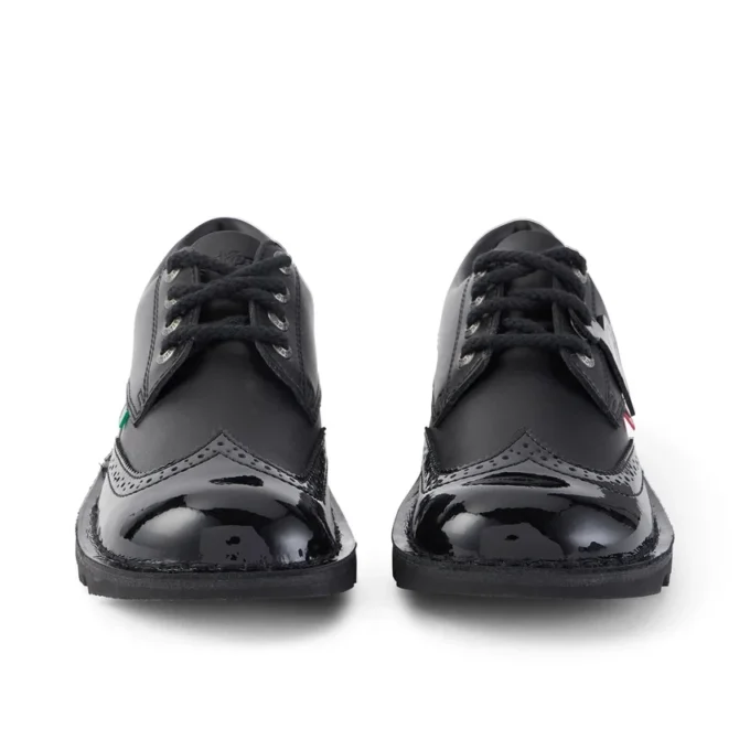 Kick Lo Brogue in pelle nera da donna Kick Lo Brogue in pelle nera da donna