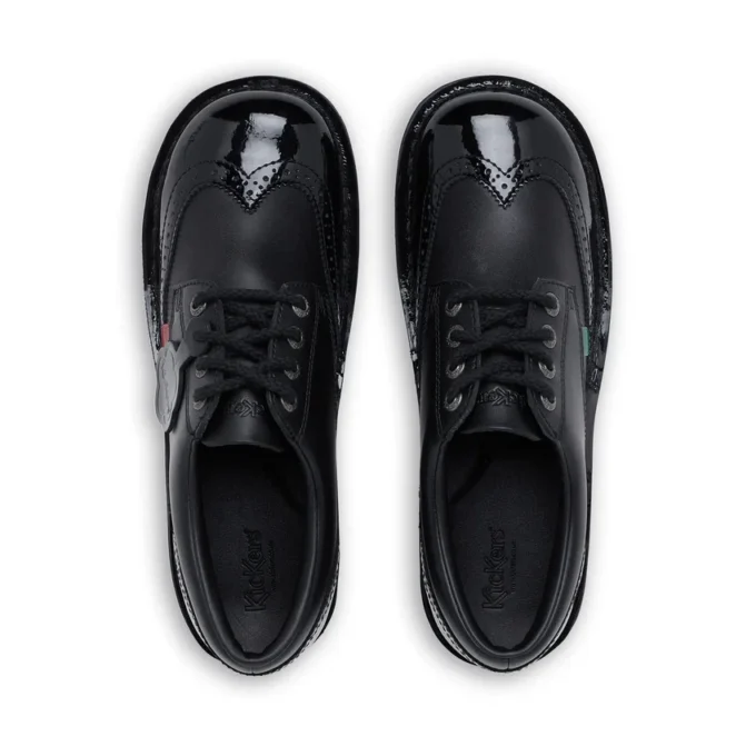 Kick Lo Brogue in pelle nera da donna Kick Lo Brogue in pelle nera da donna