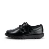 Kick Lo da donna in pelle alternativa verniciata nera Kick Lo da donna in pelle alternativa verniciata nera