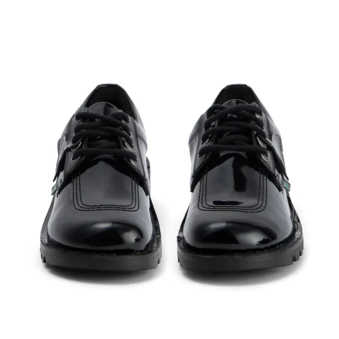 Kick Lo da donna in pelle alternativa verniciata nera Kick Lo da donna in pelle alternativa verniciata nera