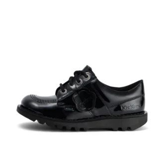 Kick Lo da ragazza in similpelle verniciata nera