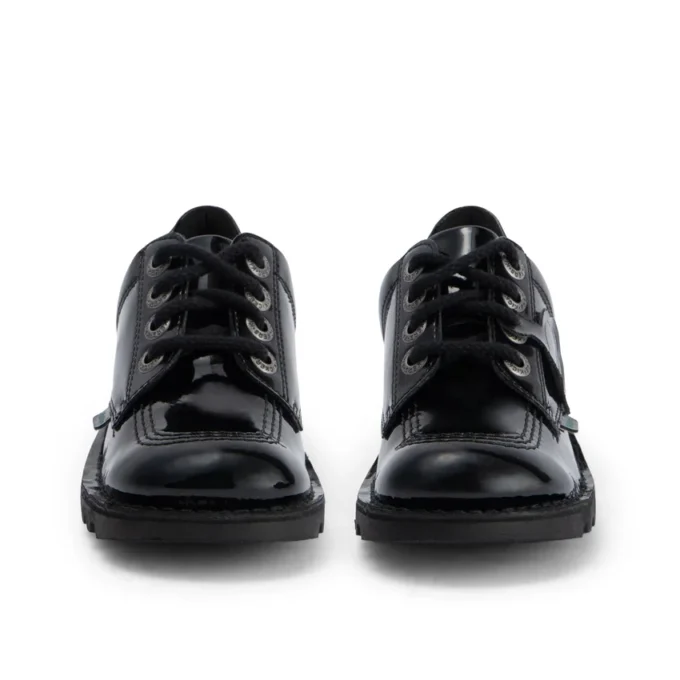 Kick Lo da ragazza in similpelle verniciata nera Kick Lo da ragazza in similpelle verniciata nera